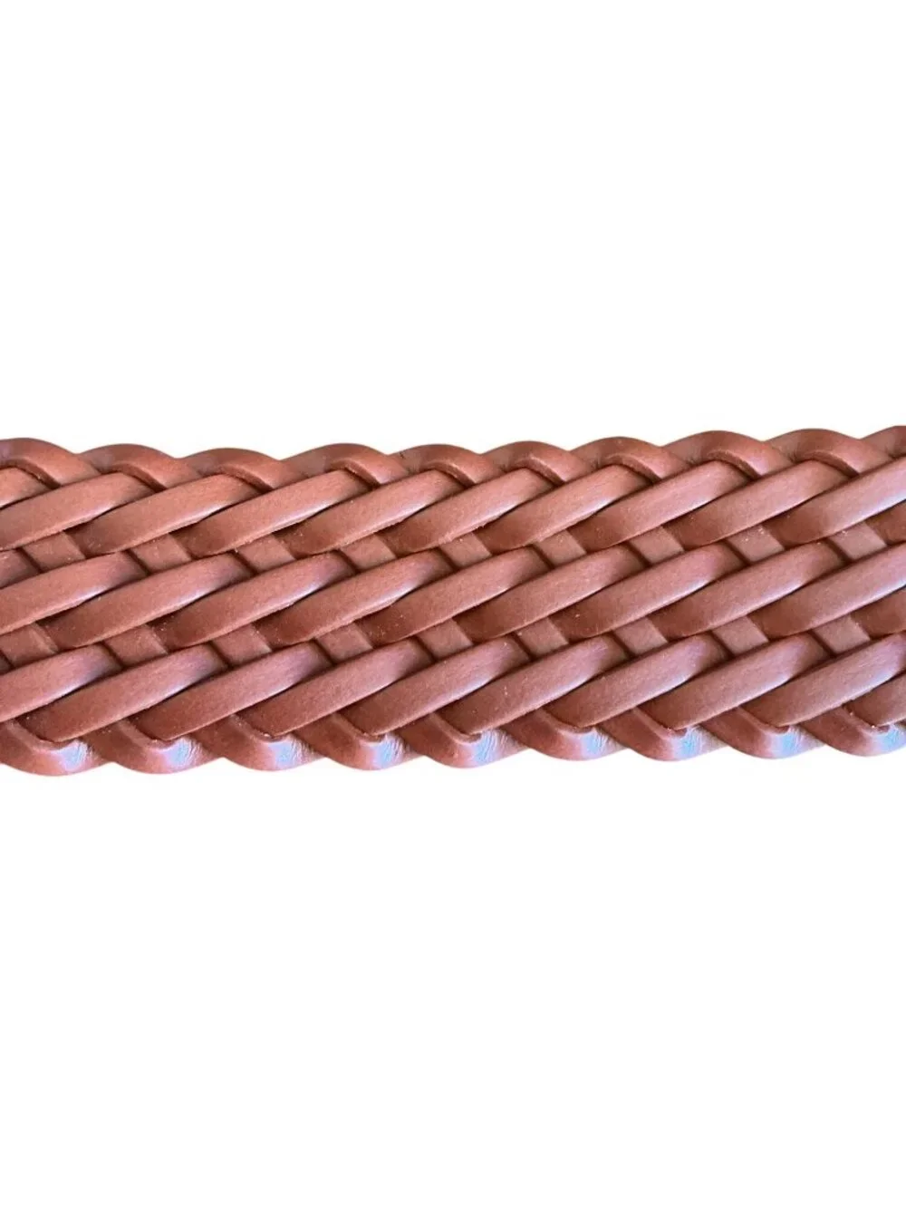 Anthropologie Western Buckle Woven Tan Belt Size Extra Small New